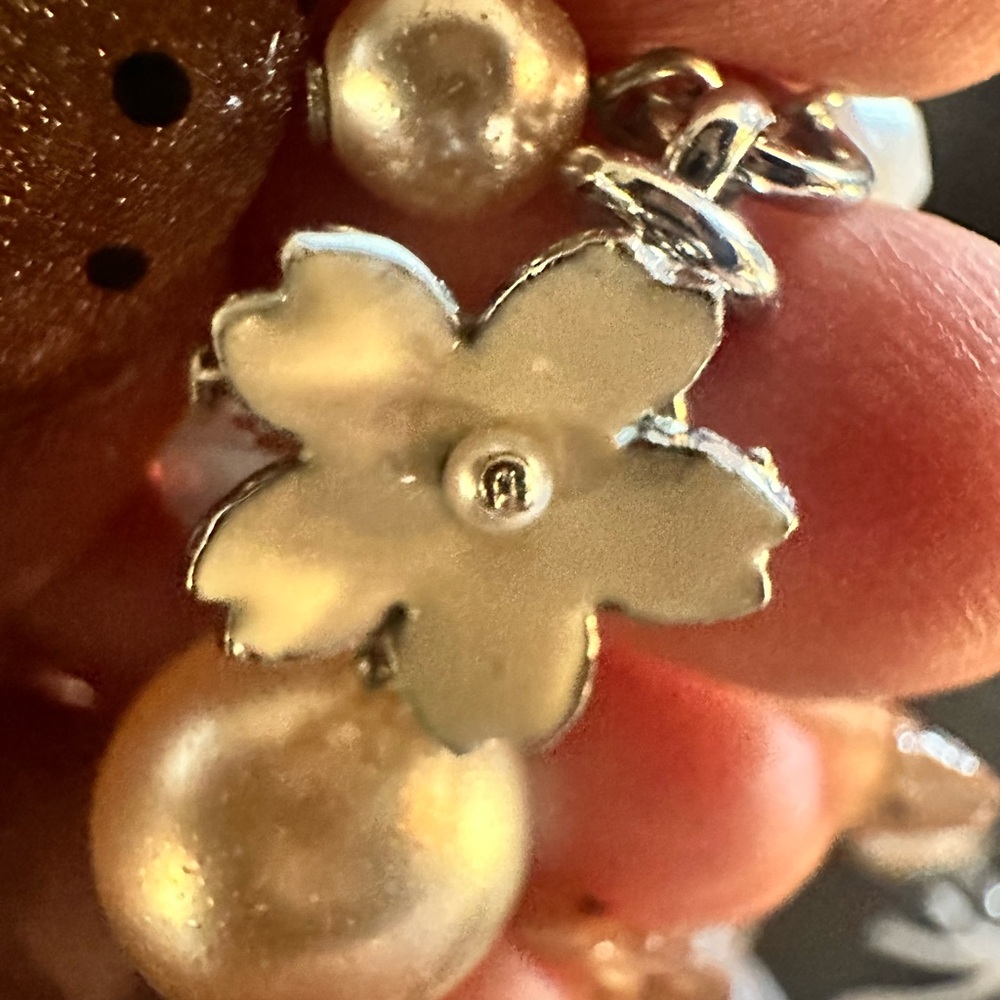 Lariat necklace, 50”, with‎ tassels, luxury vintage with matching earrings A40 - Picture 3 of 6